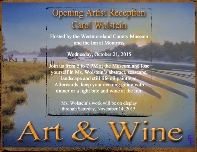 Art & Wine Carol Wolstein