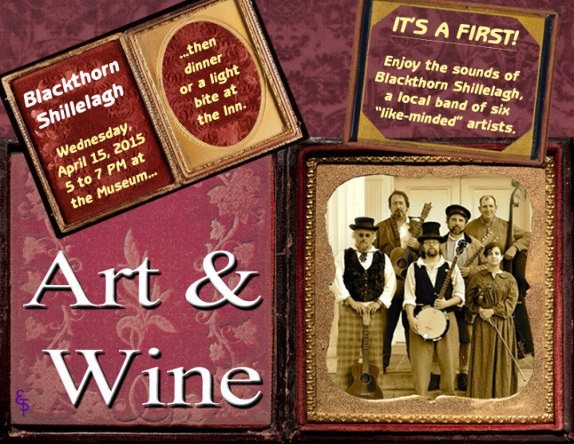 Blackthorn Shillelagh Art & Wine Flyer