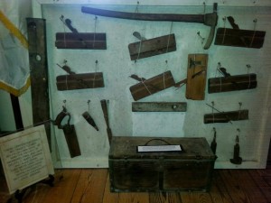 Tools that belonged to Mr. Edwin “Ned” Belfield and were used in the building of the Church in 1913. Given in 2013 by Ralph and Doris Ball (grand-daughter of Mr. Belfield) on the occasion of the 100th Anniversary of the Dedication of the Church